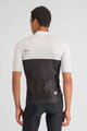 SPORTFUL Cyklistický dres s krátkym rukávom - PISTA - biela/čierna