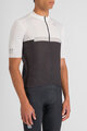SPORTFUL Cyklistický dres s krátkym rukávom - PISTA - biela/čierna