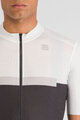 SPORTFUL Cyklistický dres s krátkym rukávom - PISTA - biela/čierna