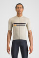 SPORTFUL Cyklistický dres s krátkym rukávom - STARLIGHT - béžová