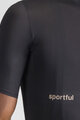 SPORTFUL Cyklistický dres s krátkym rukávom - CLASSIC - čierna