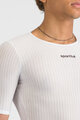 SPORTFUL Cyklistické tričko s krátkym rukávom - PRO BASELAYER - biela