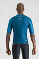 SPORTFUL Cyklistický dres s krátkym rukávom - LIGHT - modrá