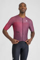 SPORTFUL Cyklistický dres s krátkym rukávom - LIGHT - fialová/bordová
