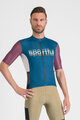 SPORTFUL Cyklistický dres s krátkym rukávom - SUPERGIARA LOGO - modrá/bordová