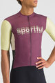 SPORTFUL Cyklistický dres s krátkym rukávom - SUPERGIARA LOGO - bordová/ivory