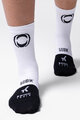 GOBIK Cyklistické ponožky klasické - LIGHTWEIGHT 2.0 INEOS GRENADIERS 26 - biela/čierna