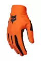 FOX Cyklistické rukavice dlhoprsté - FLEXAIR - oranžová