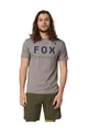 FOX Cyklistické tričko s krátkym rukávom - AVIATION PREM - šedá
