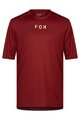 FOX Cyklistický dres s krátkym rukávom - RANGER WORDMARK - červená