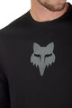 FOX Cyklistický dres s dlhým rukávom letný - RANGER LS HEAD - čierna