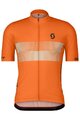SCOTT Cyklistický dres s krátkym rukávom - TEAM 10 - oranžová
