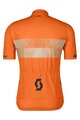 SCOTT Cyklistický dres s krátkym rukávom - TEAM 10 - oranžová