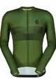 SCOTT Cyklistický dres s dlhým rukávom letný - RC TEAM 10 - zelená