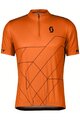 SCOTT Cyklistický dres s krátkym rukávom - TEAM 20 - oranžová