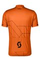SCOTT Cyklistický dres s krátkym rukávom - RC TEAM 20 - oranžová