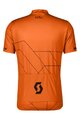 SCOTT Cyklistický dres s krátkym rukávom - TEAM 20 - oranžová