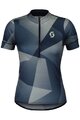 SCOTT Cyklistický dres s krátkym rukávom - ENDURANCE 15 - modrá/šedá