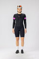 SCOTT Cyklistický dres s dlhým rukávom letný - ENDURANCE PRO - čierna/fialová
