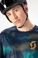 SCOTT Cyklistický dres s krátkym rukávom - TRAIL VERTIC - modrá