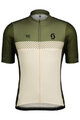SCOTT Cyklistický dres s krátkym rukávom - RC TEAM - zelená/biela