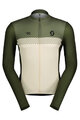 SCOTT Cyklistický dres s dlhým rukávom letný - RC TEAM - zelená/biela