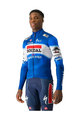CASTELLI Cyklistický dres s dlhým rukávom zimný - SOUDAL QUICK-STEP 2024 THERMAL - modrá/biela/červená