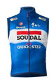 CASTELLI Cyklistická vesta - SOUDAL QUICK-STEP 2024 PRO LIGHT WIND - modrá/biela/červená