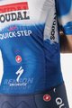 CASTELLI Cyklistická vesta - SOUDAL QUICK-STEP 2024 PRO LIGHT WIND - modrá/biela/červená