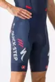 CASTELLI Cyklistické nohavice krátke s trakmi - SOUDAL QUICK-STEP 2024 COMPETIZIONE - modrá/biela/červená