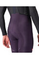 CASTELLI Cyklistické nohavice dlhé s trakmi - ESPRESSO BIBTIGHT - fialová
