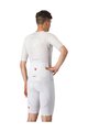 CASTELLI Cyklistické nohavice krátke s trakmi - FREE AERO RACE - biela