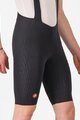 CASTELLI Cyklistické nohavice krátke s trakmi - AERO RACE S - čierna