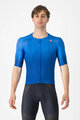 CASTELLI Cyklistický dres s krátkym rukávom - UPF - modrá