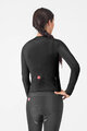 CASTELLI Cyklistický dres s dlhým rukávom letný - ESPRESSO - čierna