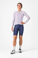 CASTELLI Cyklistický dres s dlhým rukávom letný - ESPRESSO - fialová