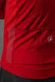 CASTELLI Cyklistická zateplená bunda - COMPETIZIONE - červená