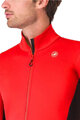CASTELLI Cyklistická zateplená bunda - ENTRATA 2 - červená