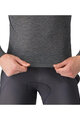 CASTELLI Cyklistické tričko s dlhým rukávom - MEDIO BASE LAYER LS - šedá