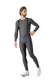 CASTELLI Cyklistické tričko s dlhým rukávom - MEDIO BASE LAYER LS - šedá