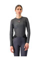 CASTELLI Cyklistické tričko s dlhým rukávom - MEDIO BASE LAYER W - šedá