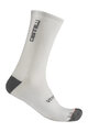 CASTELLI Cyklistické ponožky klasické - VENTI SOFT MERINO - biela