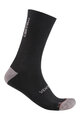CASTELLI Cyklistické ponožky klasické - VENTI SOFT MERINO - čierna