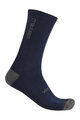 CASTELLI Cyklistické ponožky klasické - VENTI SOFT MERINO - modrá