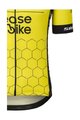 AGU Cyklistický dres s krátkym rukávom - REPLICA VISMA | LEASE A BIKE 2024 - žltá/čierna