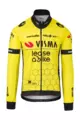 AGU Cyklistická zateplená bunda - REPLICA VISMA | LEASE A BIKE 2024 - žltá/čierna