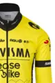 AGU Cyklistická zateplená bunda - REPLICA VISMA | LEASE A BIKE 2024 - žltá/čierna