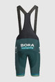 SPORTFUL Cyklistické nohavice krátke s trakmi - BORA 2024 - zelená