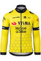 RAPIDGEAR Cyklistický dres s dlhým rukávom letný - REPLICA VISMA 2025 - žltá