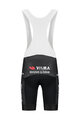 RAPIDGEAR Cyklistické nohavice krátke s trakmi - VISMA TDF25 REPLICA BIBSHORT - čierna